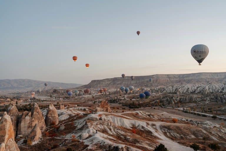 Hot Air Balloon Rides Over Surreal Landscapes