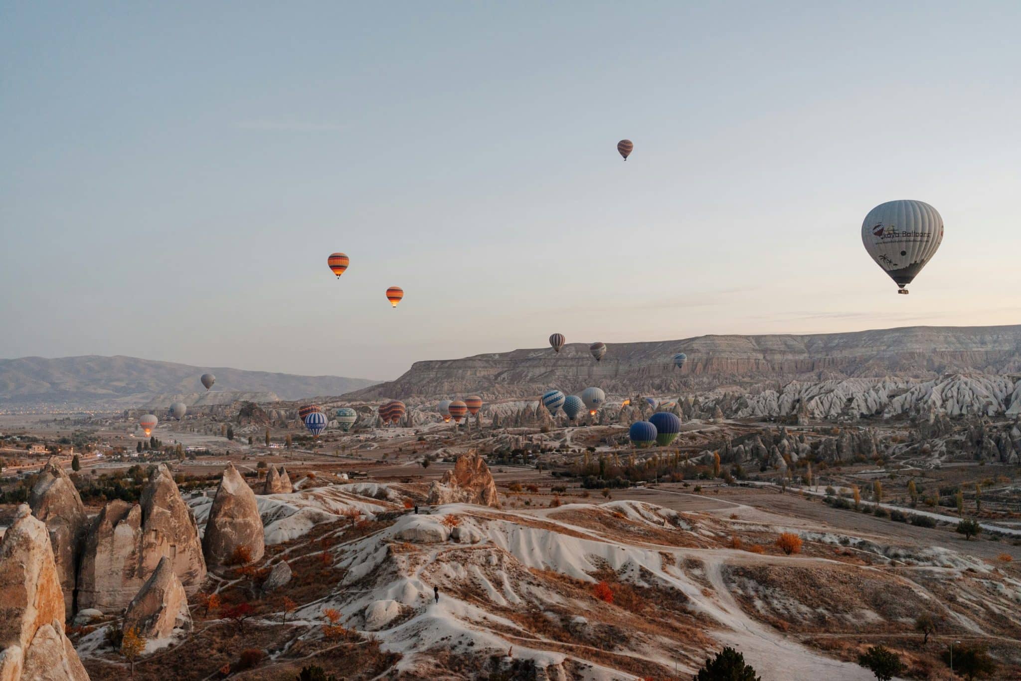 Hot Air Balloon Rides Over Surreal Landscapes